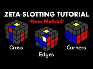 *EASIEST way* to solve the Rubik's Cube F2L: ZETA-SLOTTING TUTORIAL #cubing #f2l #cfop #speedcubing