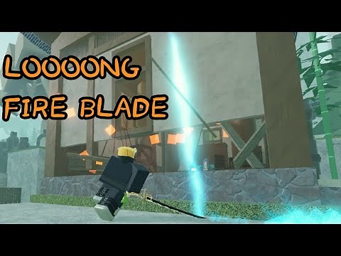 COMICALLY LONG FIRE BLADE | Deepwoken