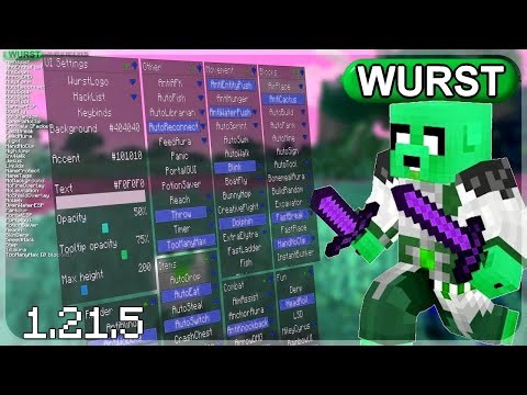 [Updated] Wurst Hacked Client - Now Working for Minecraft Java Edition! [1.21.5]