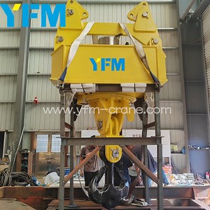 [Hot Item] Hot Sell 63t Remote Control Heavy-Duty Lifting Industrial Electric Motorized Hydraulic Rotating Crane Hook