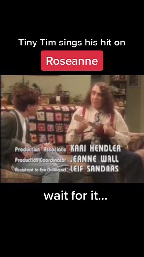 Tiny Tim's Iconic Performance on Roseanne Show