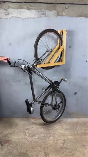 Easy DIY Bike Holder | Crafty Panda