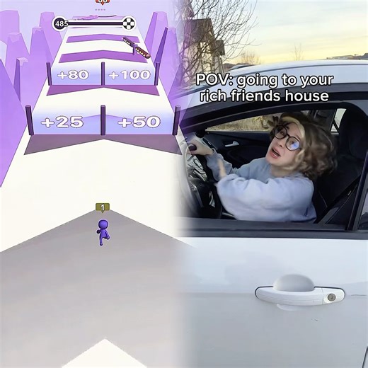 POV going to your rich friends house