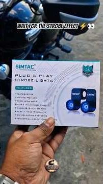 Meteor 350 Simtac Strobe Light Installation 🔥#Meteor350 #RoyalEnfield #Simtac #StrobeLight