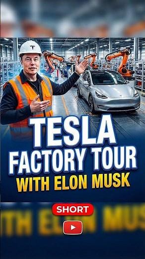 How Tesla Builds the Model Y & Model 3 | The Future of Mobility #Shorts