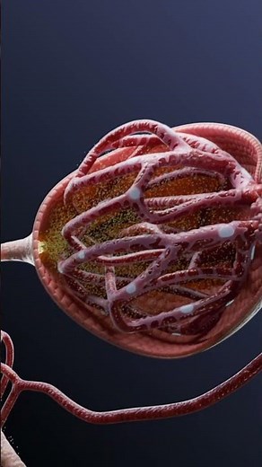 Inside the Nephron | How Kidneys Filter Blood - 3D Animation #MedicalAnimation #Shorts #kidney