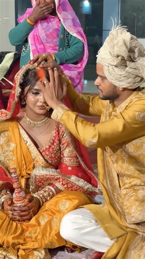 Tere mathe ka kumkum 🥰❤️#hindisong #shadi #vivah #wedding #marriage #viral #trending #views