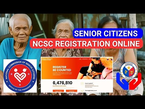 NCSC Online Registration Guide in National Commission of Senior Citizens Philippines Website