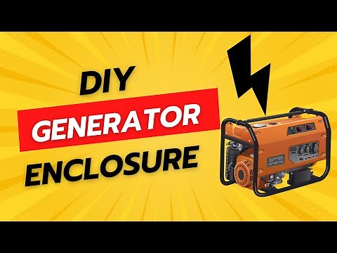 Permanent enclosure for portable Generator - DIY overview