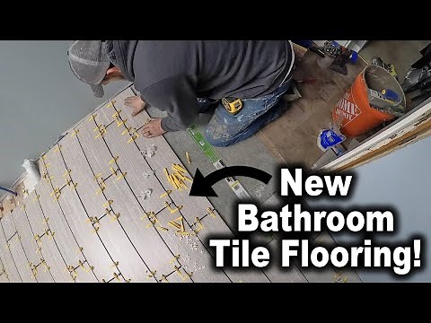 How to Install Tile Floor Step By Step | Cut, Lay and Grout