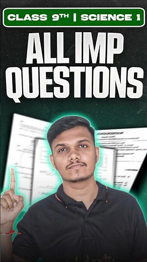 Science 1 All Important Questions Class 9 - Pravin Sir #maharashtraboards #science #class9 #shorts