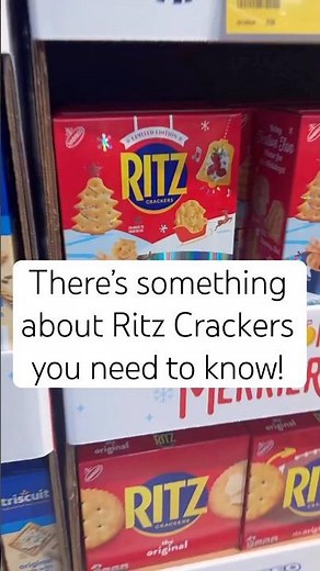 There’s something about Ritz Crackers you need to know!