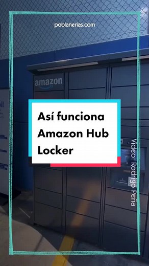 Así funciona Amazon Hub Locker 📦 #amazon #amazonhublocker #paquetes | Amazon