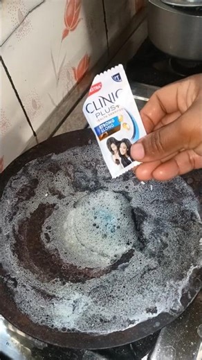 #recipe tava clean karne ka aasan sa tarika Namak nimbu shapuo and tricks latest tips health