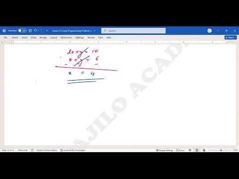 Day 4 | Linear Programming Problem | BBS 1st Year | Business Statistics