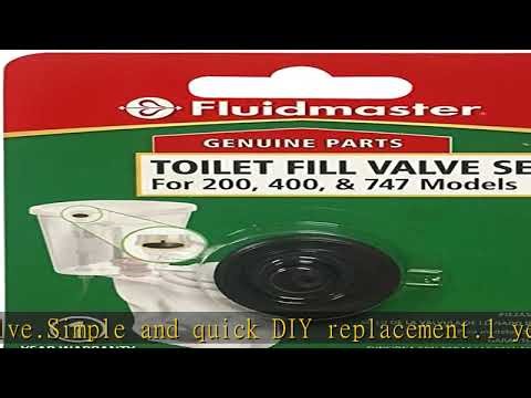 Fluidmaster 242 Toilet Fill Valve Seal Replacement Part, Fits 400A Fill Valve , Black