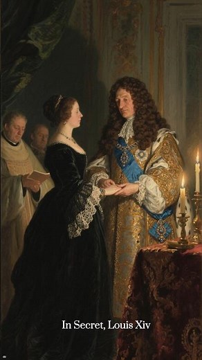 👑 Louis XIV’s Secret Queen — Madame de Maintenon, the hidden power of Versailles 💍✨#history #shorts
