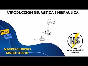 Así FUNCIONA el CILINDRO de SIMPLE EFECTO en la INDUSTRIA REAL (Festo FluidSIM - Clase 7)