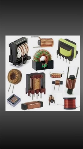 Différents types d'inducteurs et de bobines de ferrite utilisés pour filtrage, stockage d'énergie