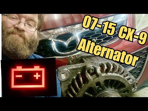 2007-2015 Mazda CX-9 Alternator Replacement Step by Step Guide.