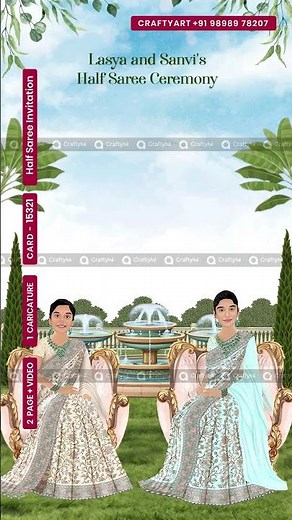 Half Saree Ceremony Emotional First Look That Will Melt Your Heart