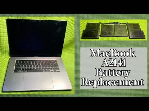 How to replace the MacBook Pro A2141 Battery #mac #a2141 #macbookpro #battery #repair #laptop #diy