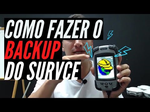 GNSS RTK Como fazer o Backup do SurvCE