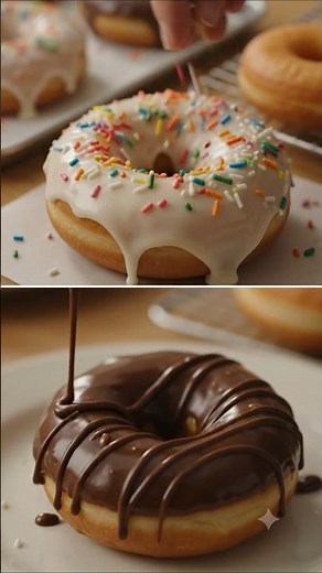“Making the PERFECT Homemade Doughnuts 🍩✨ | Easy & Delicious Recipe” #cooking
