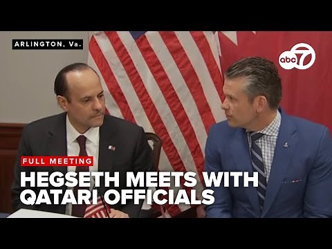 FULL: Hegseth announces Qatar will build air force facility at US base in Idaho
