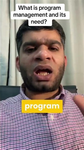 What is program management? #pgmp