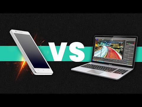 Phones vs computers for video editing