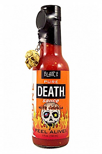Blair's Pure Death (Ghost) Jolokia Hot Sauce, 5oz.