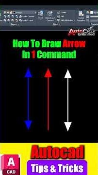 How to Draw Arrow in Autocad #autocad #shorts