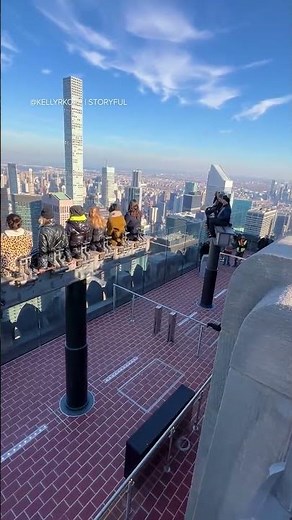 Hold on tight! 'The Beam' photo op ride lifts visitors 800 feet above NYC