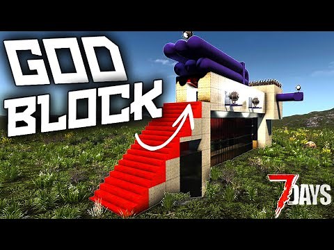 Absolutely God Tier Blocks for the EASIEST Horde Base! 7 Days to Die 2.3