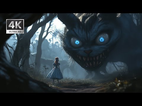 Halloween Ambience - 4K TV Art - Alice in Wonderland