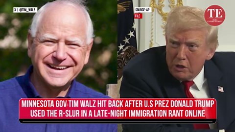 Walz Destroys Trump With Brutal MRI Comeback After President Targets Him With R-Word Insult