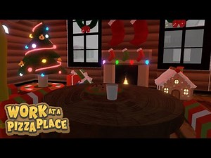 Work at a Pizza Place 🍕 | All Christmas items 🎄🎁 | Roblox