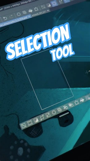 ✨ "Selection Tool" ✨️ #clipstudiopaint #artist #tips #funny