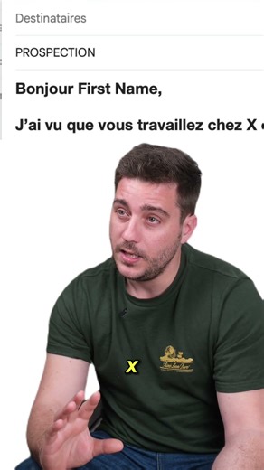 Tes mails de prospection = la blague de Tonton