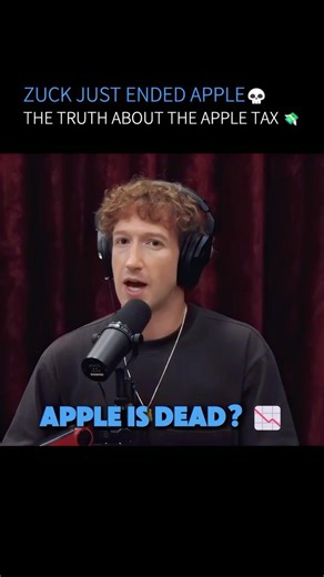 Zuck DESTROYS Apple & Tim Cook over 30% Tax 💀🍎 #markzuckerberg #stevejobs #apple
