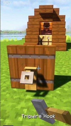 Minecraft Emerald Farm in 15s 💎 #shorts