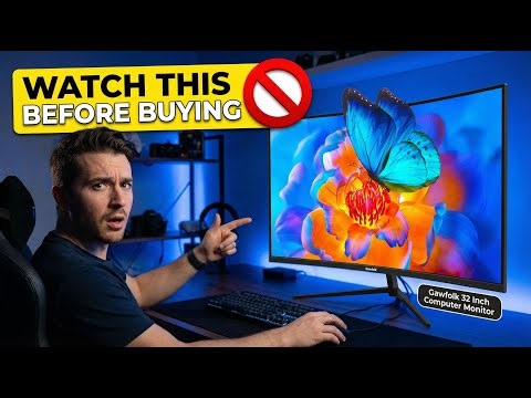 Watch This Before Buying the Gawfolk 32 Inch Computer Monitor 🚫