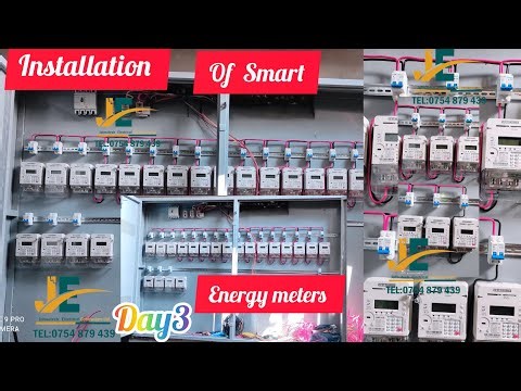 Installation of KPLC smart Energy meters day 3