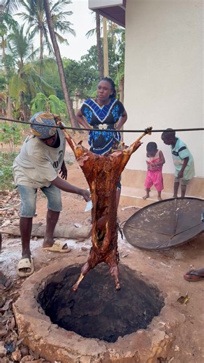 Grilling a 50KG Goat in a Tandoor: A Unique Feast