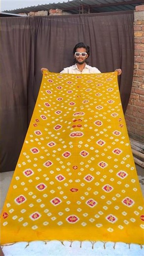 Mustard yellow hand print sarees #sareelover