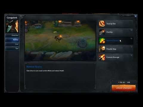 Gangplank abilities - League of Legends