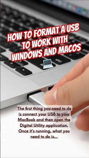 Como formatear mi USB para Windows y MacOS #laptop #usb #format #windows #macos