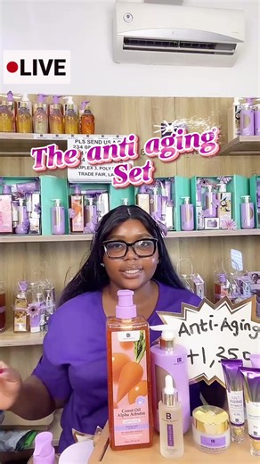 The beauty Routine anti aging set.💜✨ . . . . . . .#antiaging #beautyroutine #skincare #firmskin #skincaretiktok