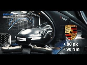 Porsche 911 991.1 3.8DFi Turbo Akrapovic exhaust installation & Stage 1 remap by BR-Performance